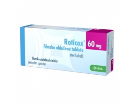 Roticox 60mg. 14 tablets